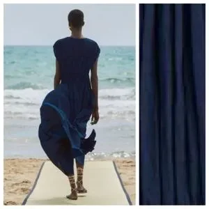 【Massimo Dutti】100% cotton long pleated dress Massimo Dutti Long Pleated Dress | Wardrobe Icons